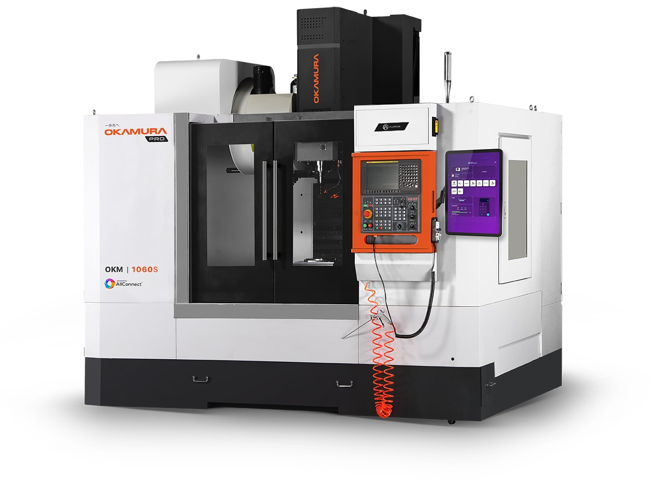 Centro de usinagem Okamura OKM 1060S com AllConnect