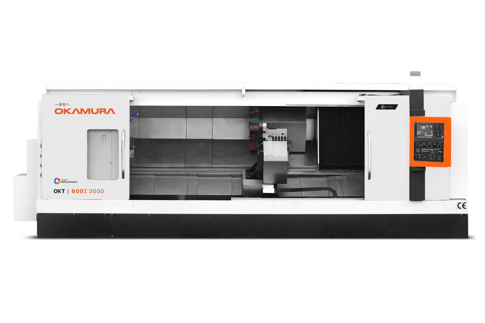 Torno CNC Barramento Paralelo (Guia Linear) – OKT-600Z 3000