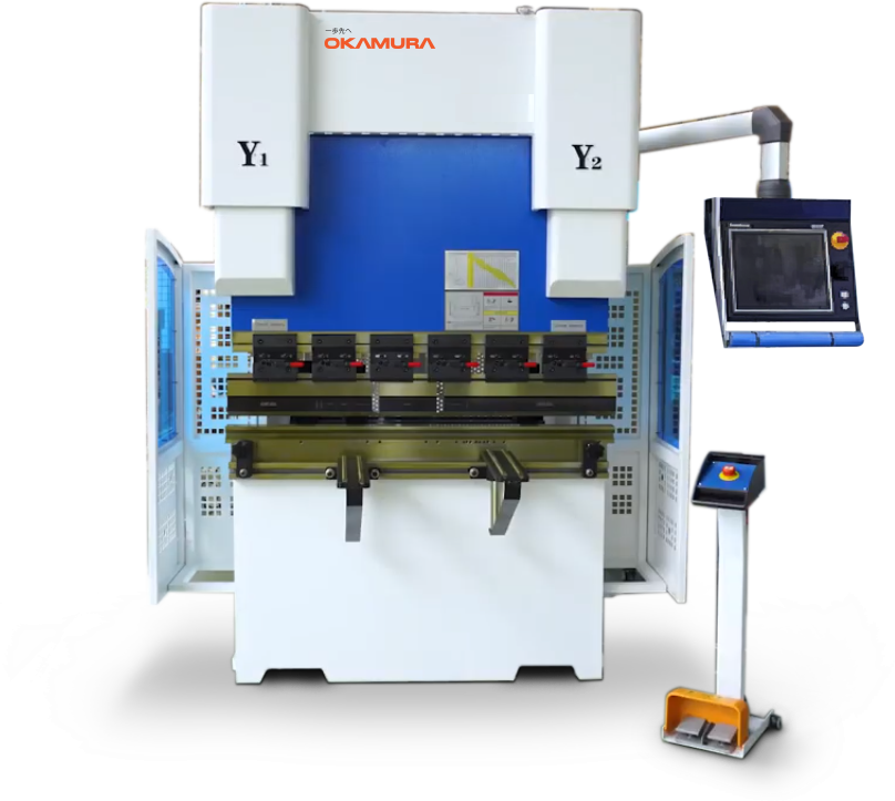 WAD 80T-1600 OKAMURA+ CNC Hydraulic Press Brake