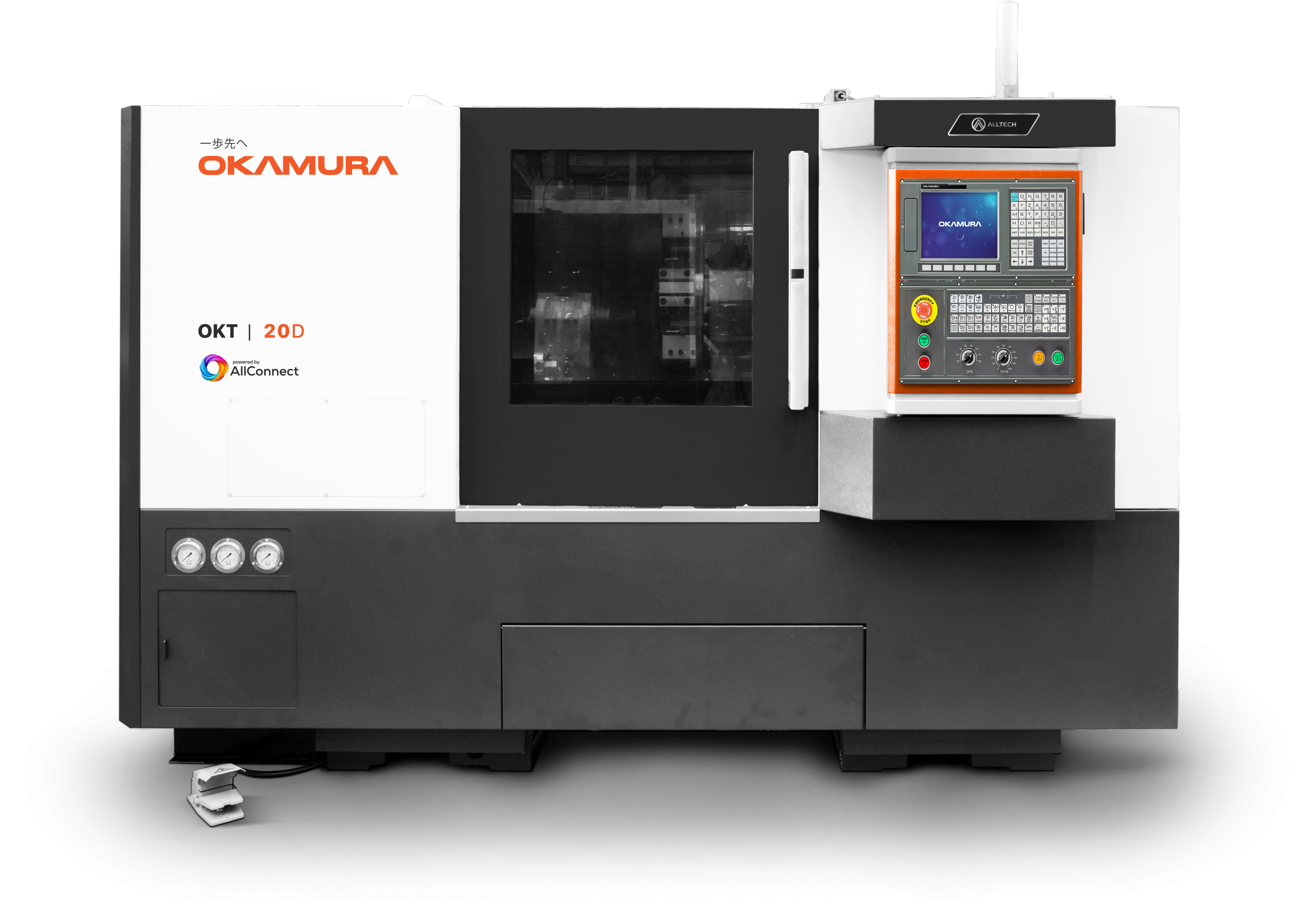 Torno CNC de bancada inclinada Okamura OKT-20D