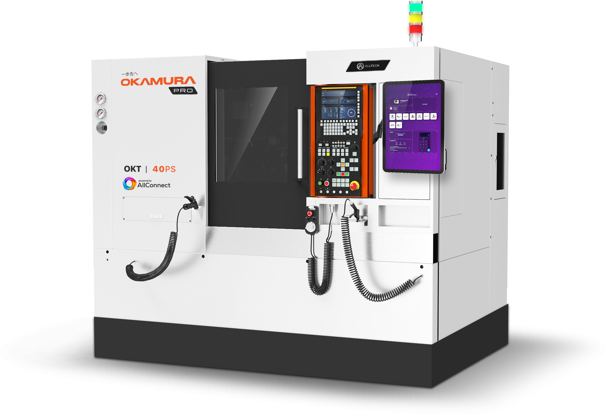 Torno CNC de bancada inclinada Okamura Pro OKT-40PS