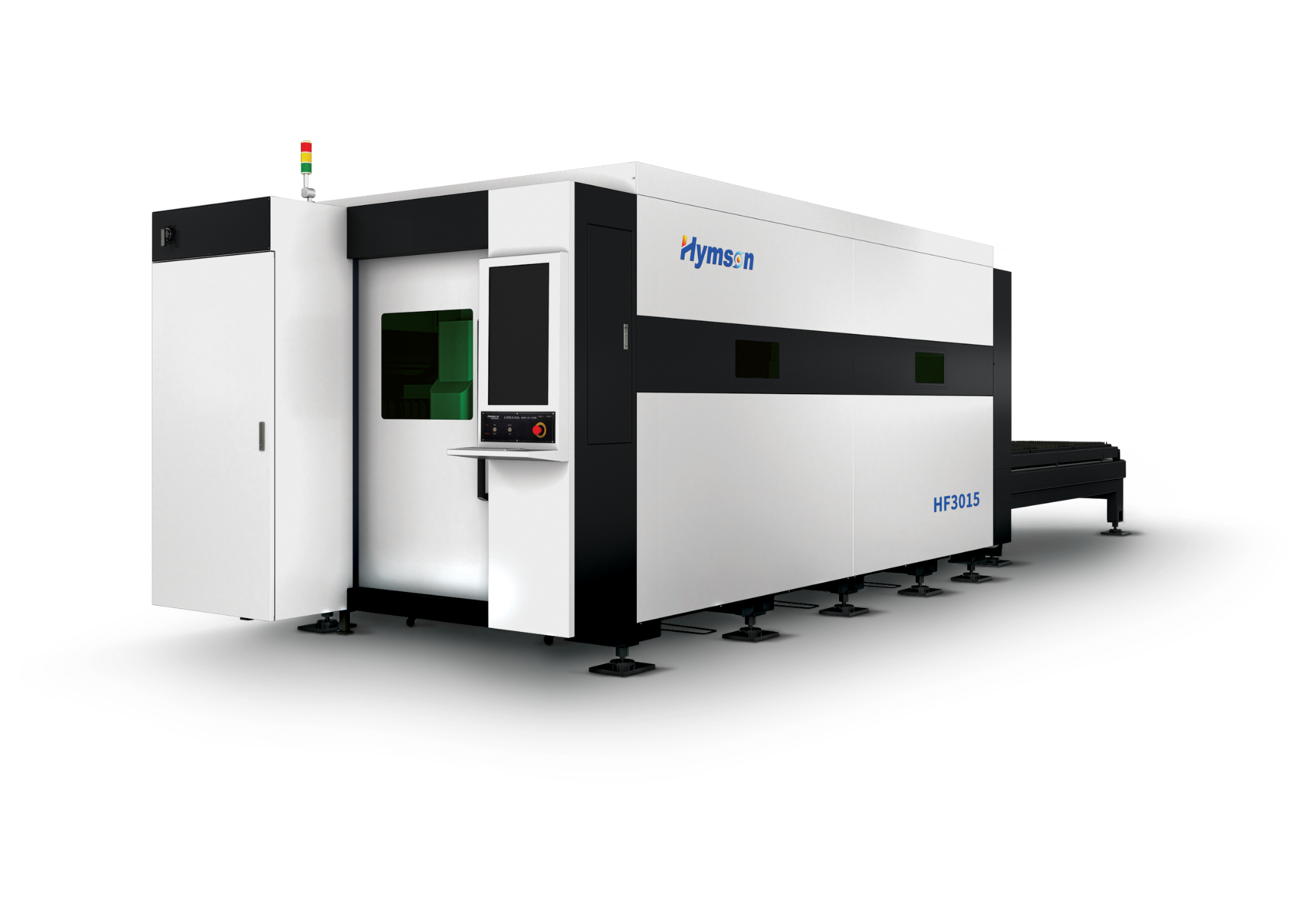 Laser Chapa Fibra Óptica Mesa Dupla HF 3015G 20KW Hymson